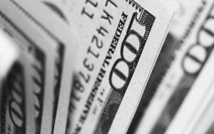 Close-up of $100 bills
